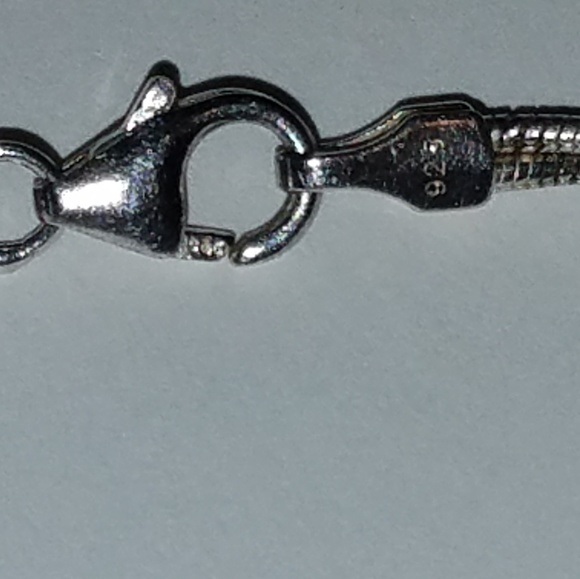 Sterling silver Fossil Pendant and necklace - Picture 3 of 5